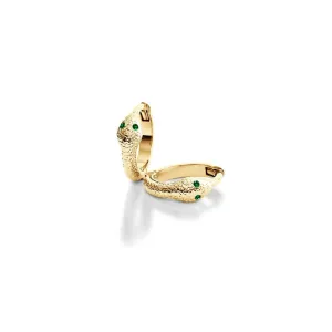 Dris - snake hoop earrings