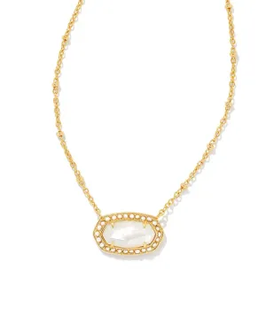 Elisa Pearl Beaded Necklace Gold