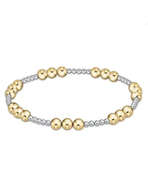 Enewton - Classic Joy Pattern 5mm Bead Bracelet - Mixed Metal