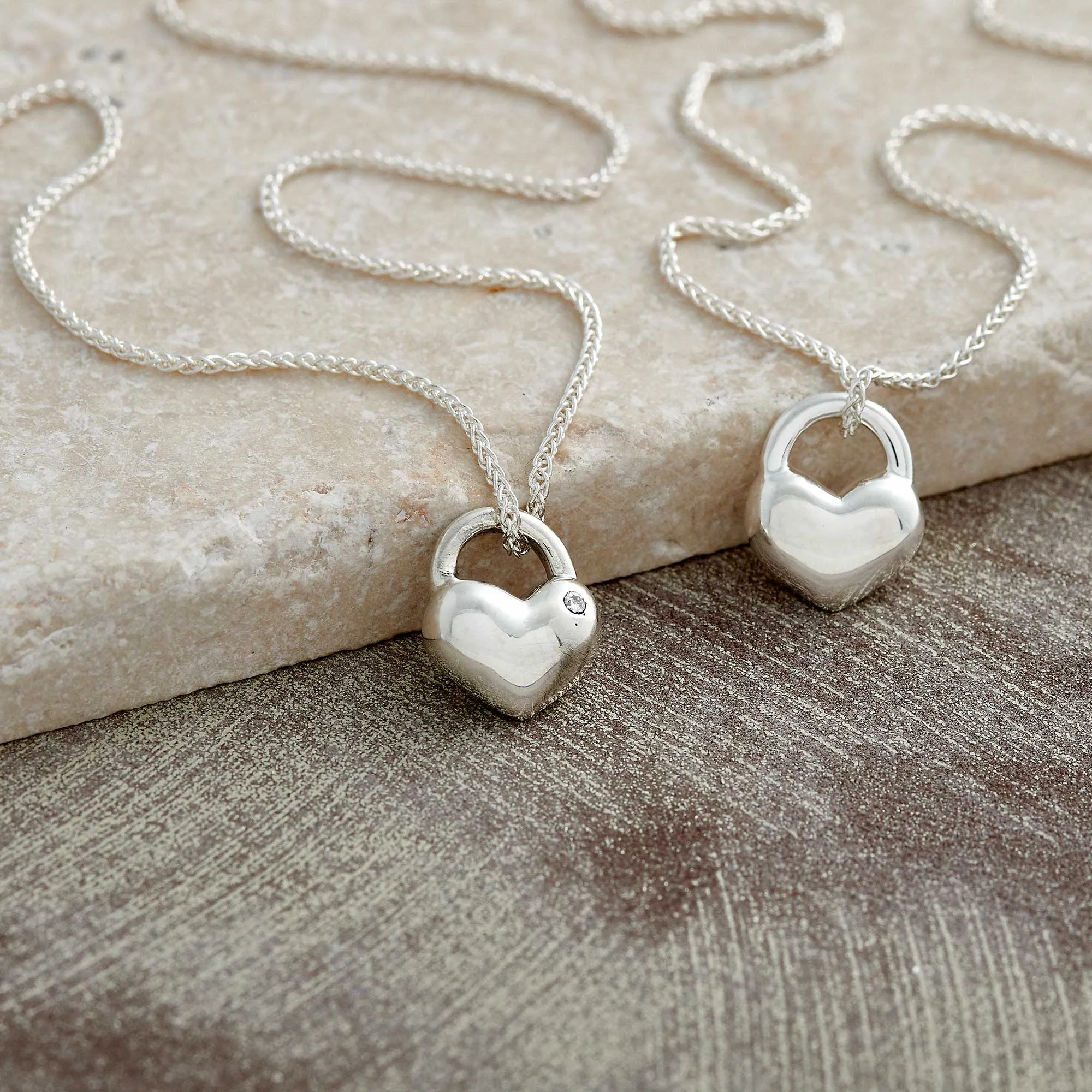 Eternal Heart Silver Necklace
