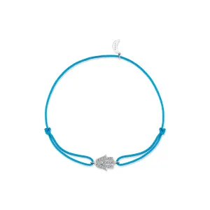 FATIMA TURQUOISE CORD BRACELET