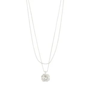 FEEL necklace 2-in-1 set silver-plated