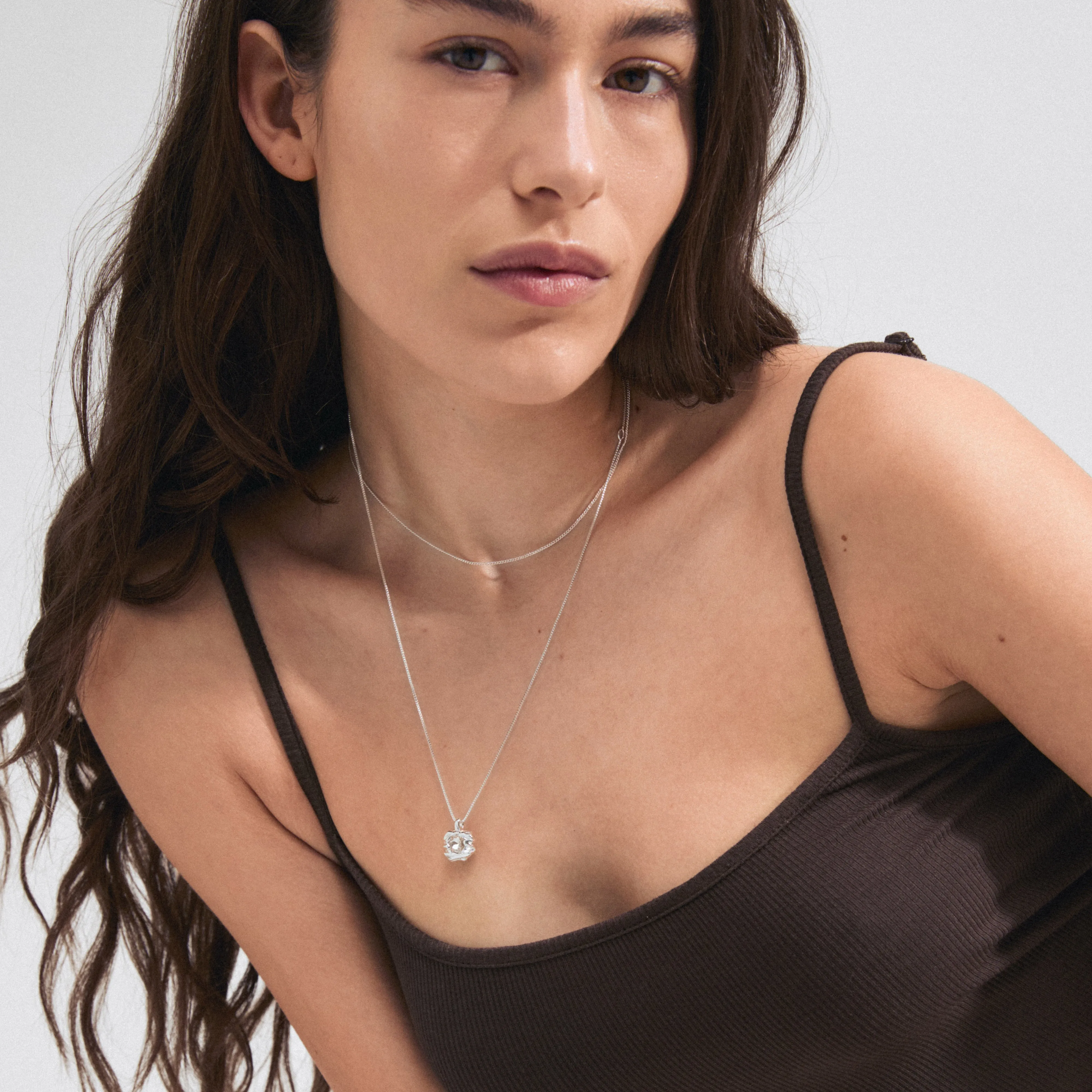 FEEL necklace 2-in-1 set silver-plated