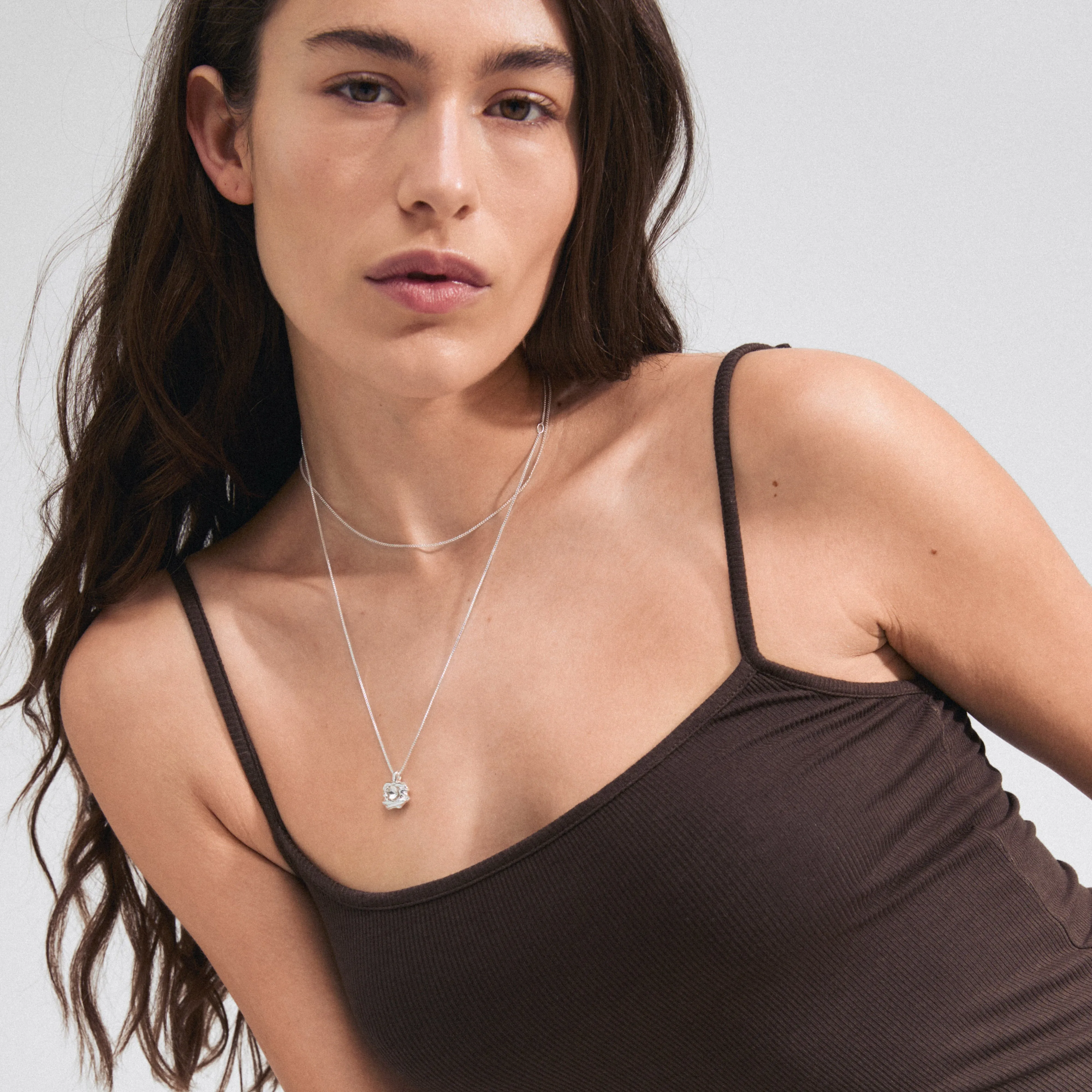 FEEL necklace 2-in-1 set silver-plated