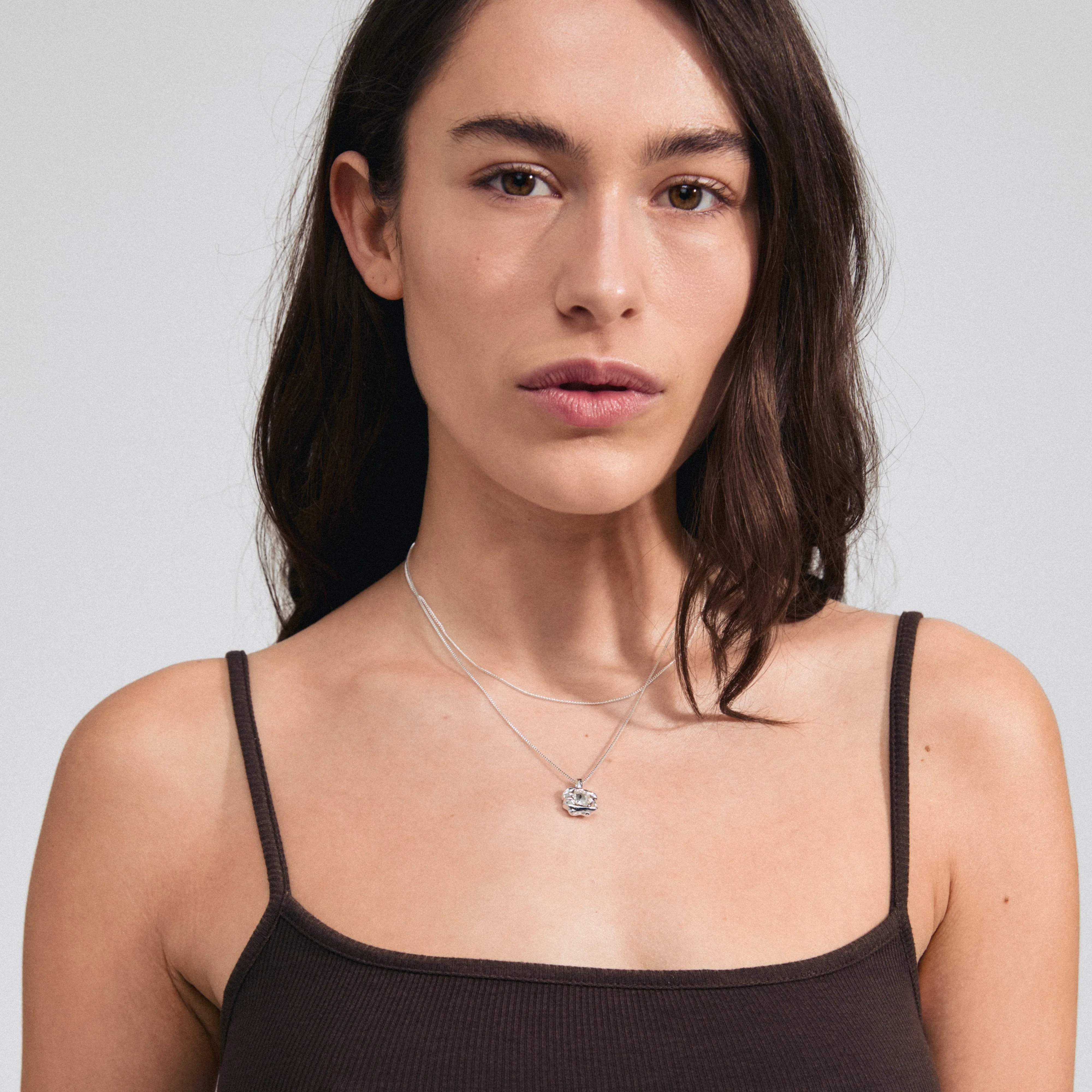 FEEL necklace 2-in-1 set silver-plated