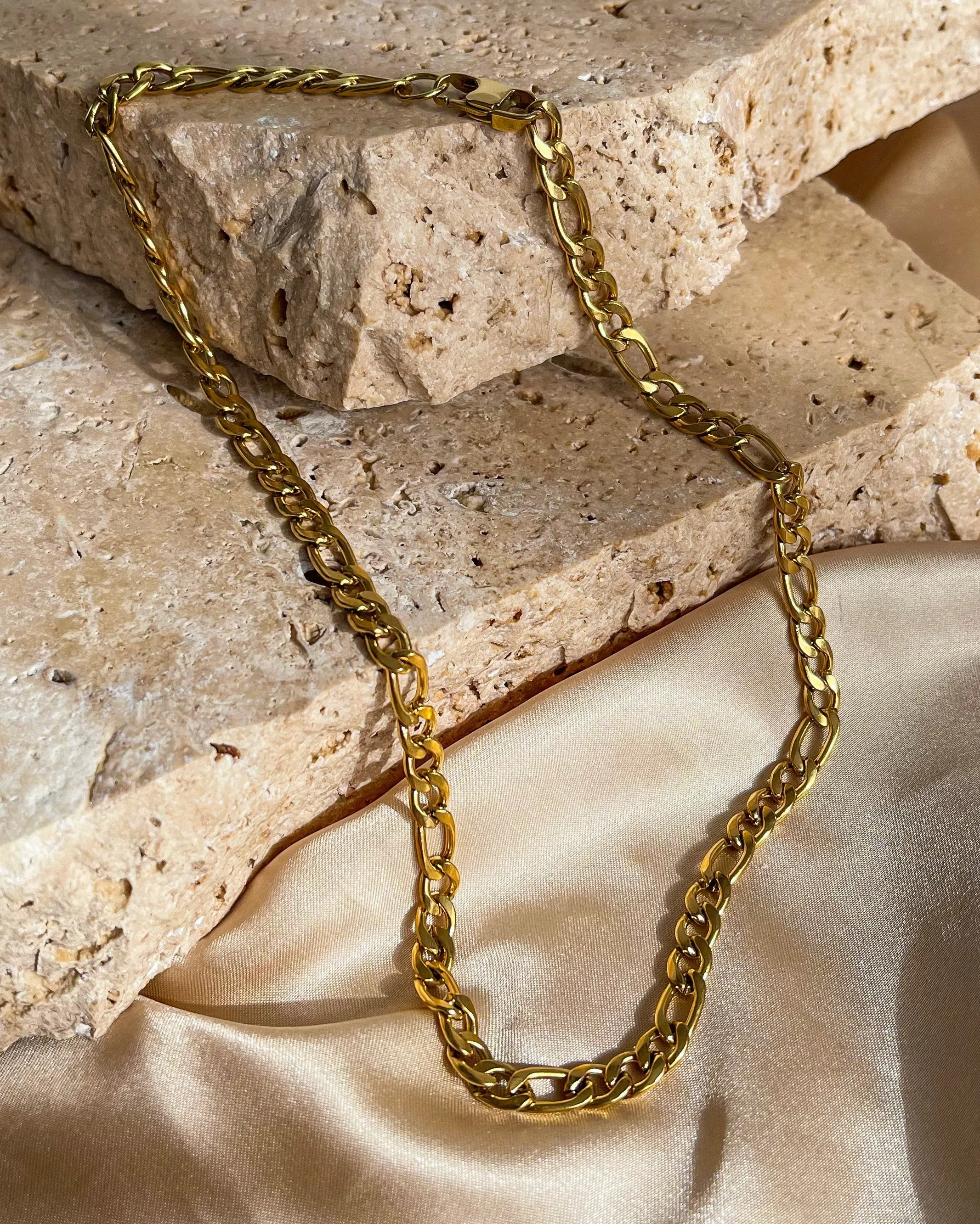Figaro Chain - 10mm | 18K Gold Plated