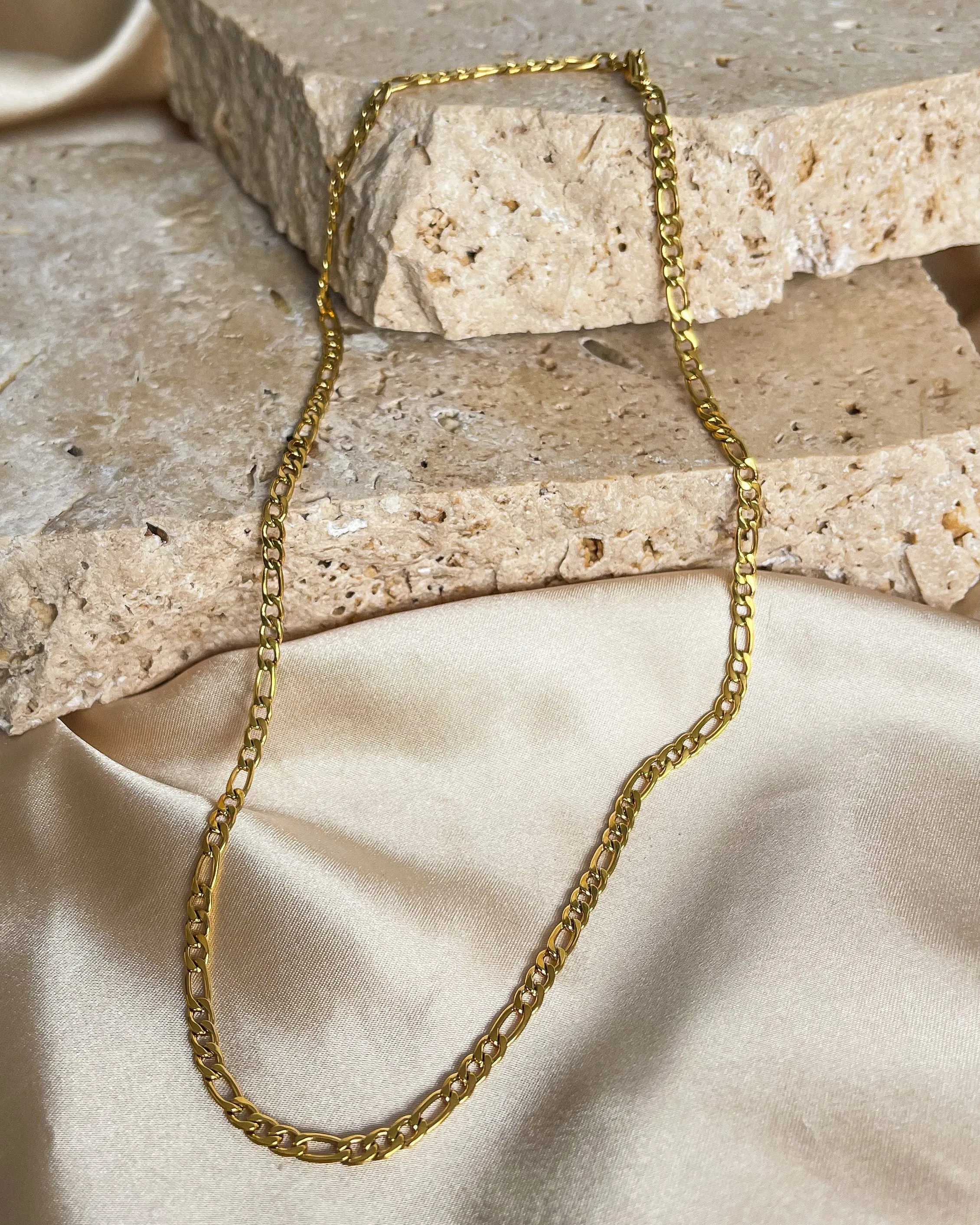 Figaro Chain - 10mm | 18K Gold Plated