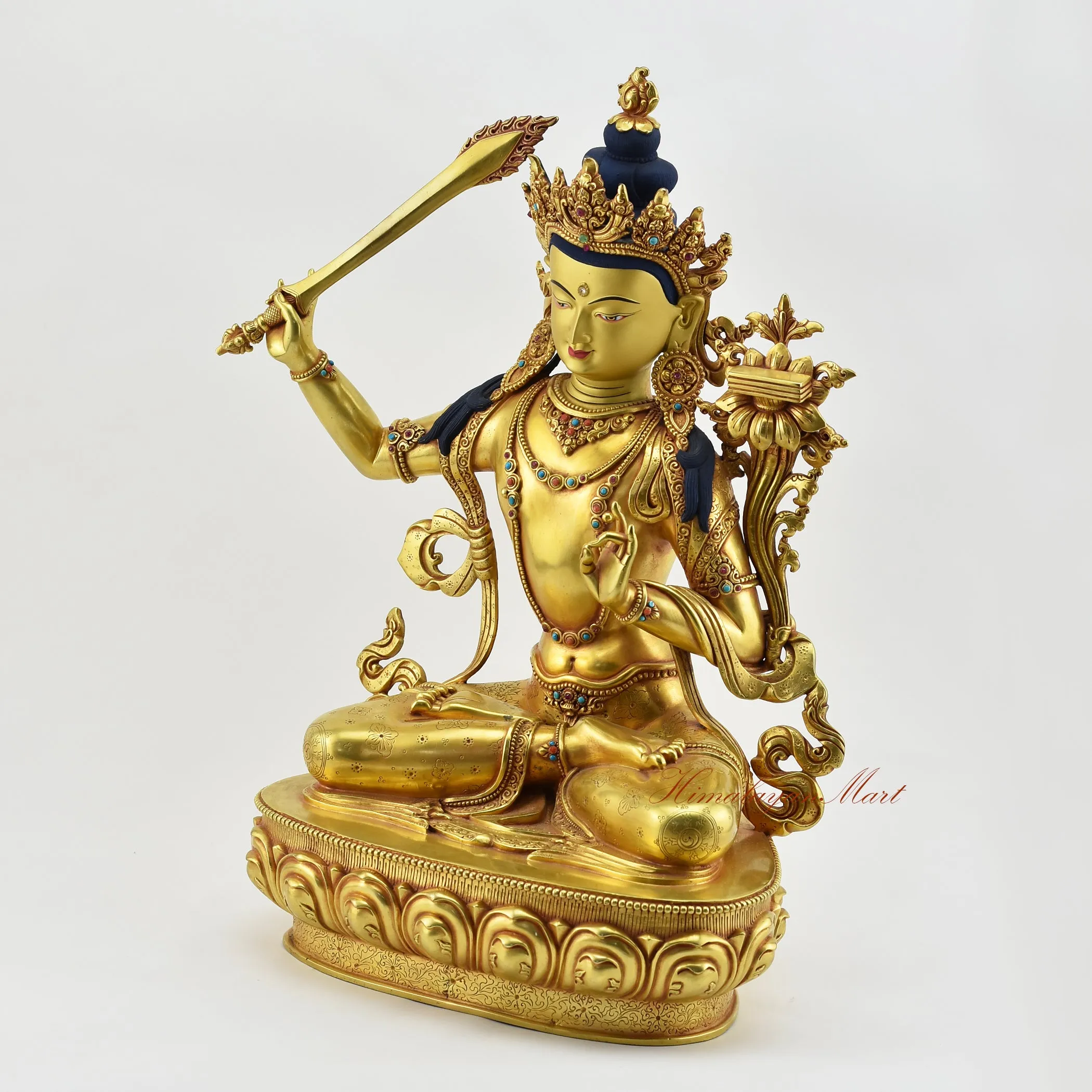 Fine Manjushri Statue | An Artistic Tribute to Wisdom and Spiritual Devotion
