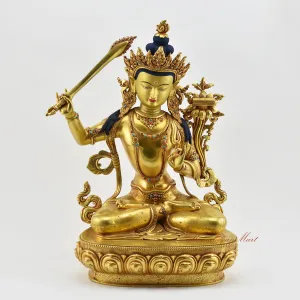 Fine Manjushri Statue | An Artistic Tribute to Wisdom and Spiritual Devotion
