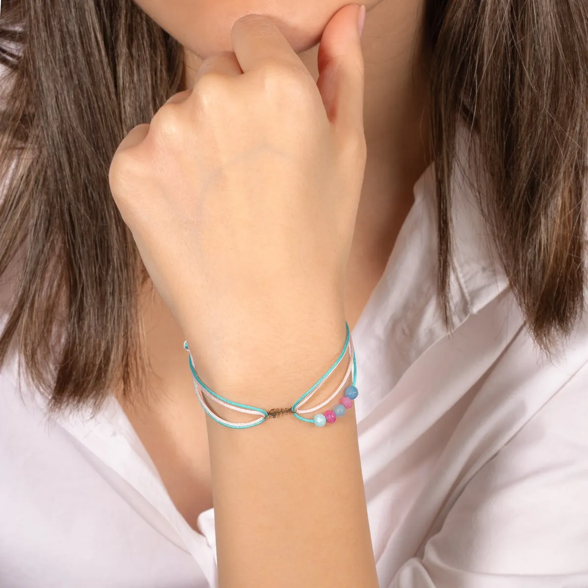 Fish Bone Cord Bracelet