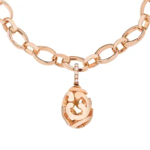 FRococo 18ct Rose Gold Diamond Charm