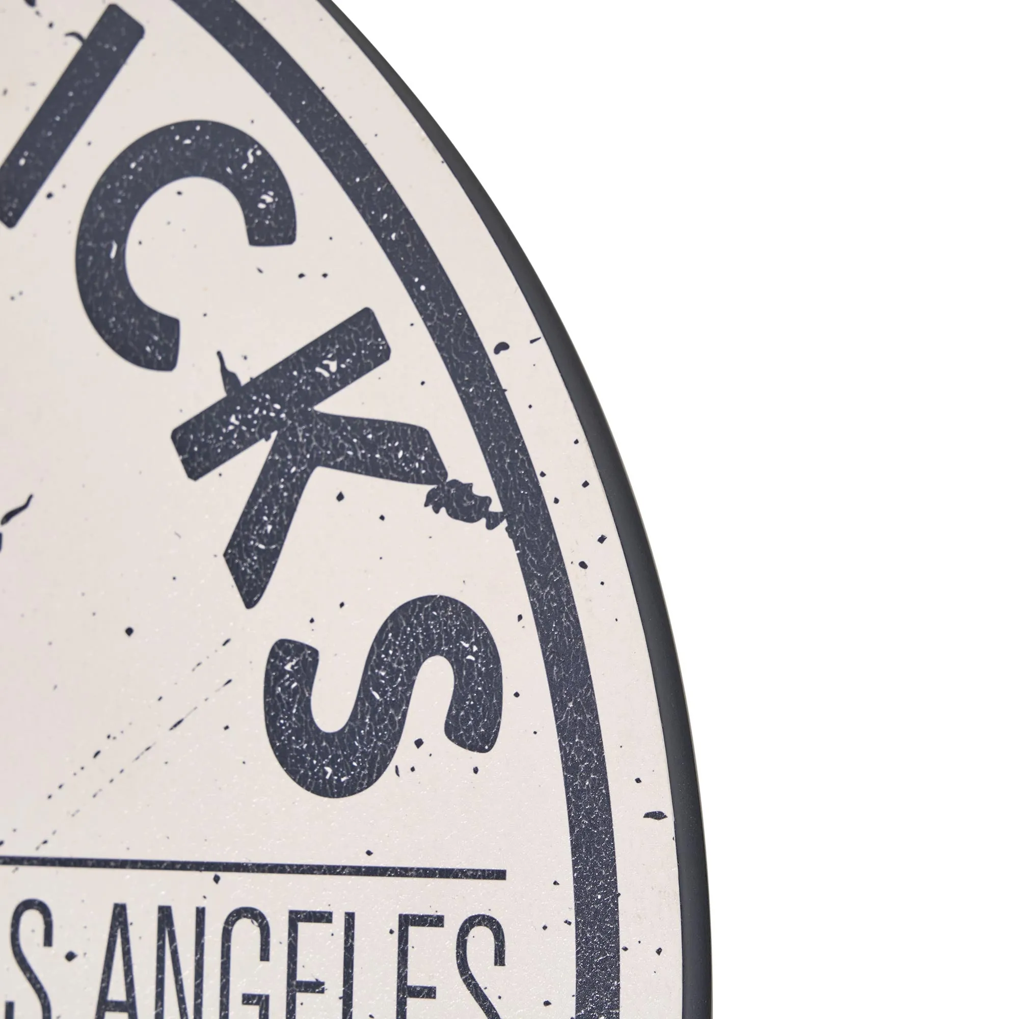 Get Your Kicks Round MDF Wall Plaque - 20" x 20" x 0.35"