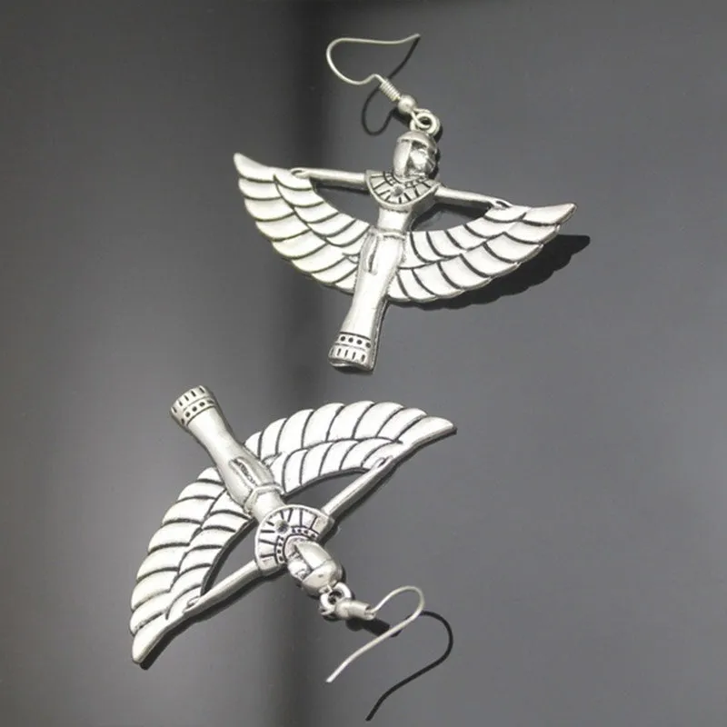 Goddess of isis dangle earrings