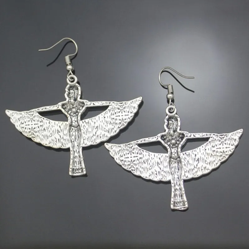 Goddess of isis dangle earrings
