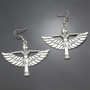 Goddess of isis dangle earrings