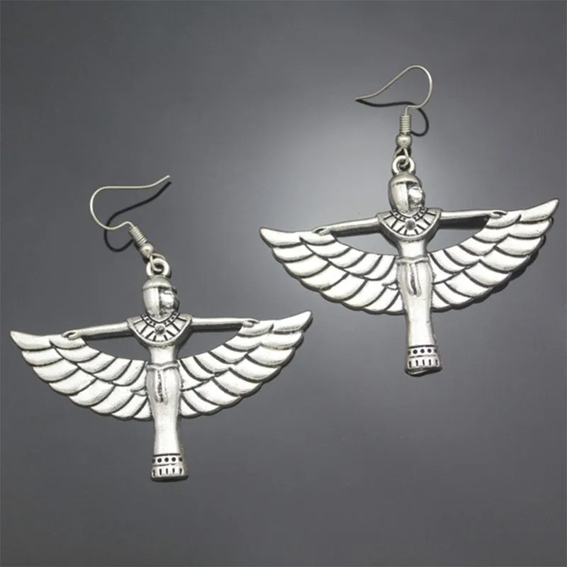 Goddess of isis dangle earrings