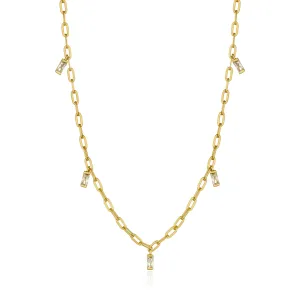 Gold Glow Drop Necklace