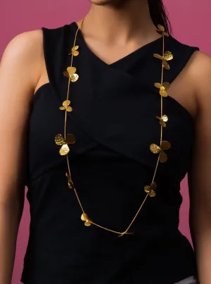 Gold Plated Butterfly Necklace