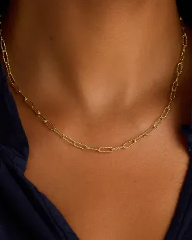 Gorjana Crew Link Necklace - Gold