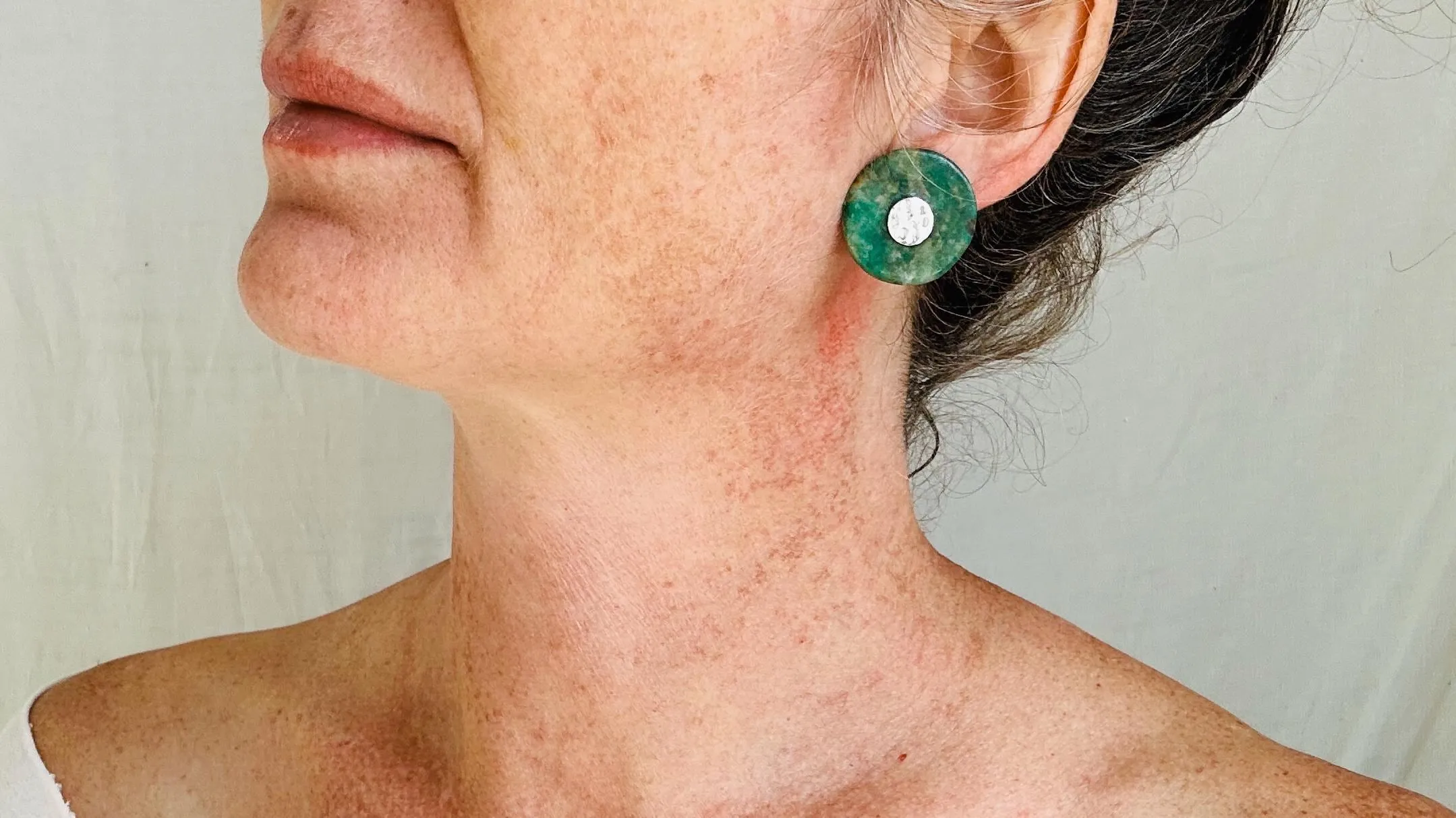 Guatemalita Earrings. Sterling Silver Posts. Handcrafted Earrings. Mayan Jewelry. 4061