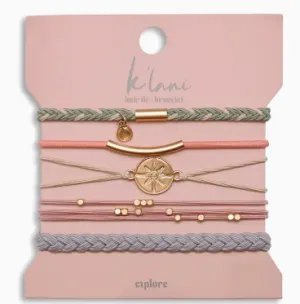 Hair tie bracelets- Explore
