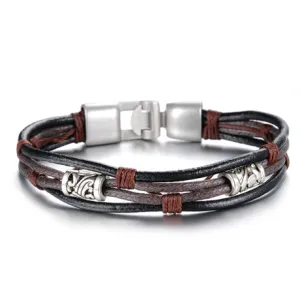 Handmade Genuine Leather Men's Bracelet