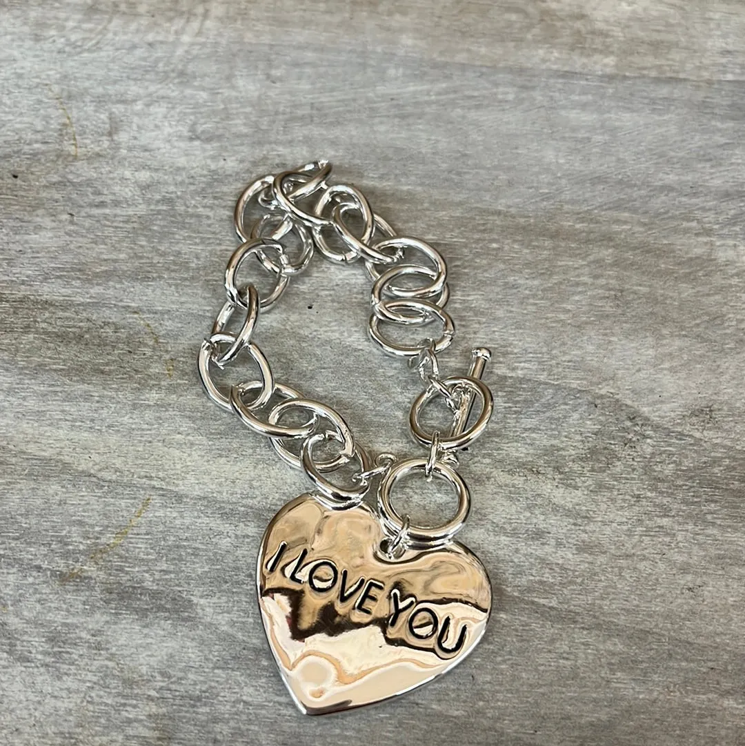 Heart Chain Bracelet