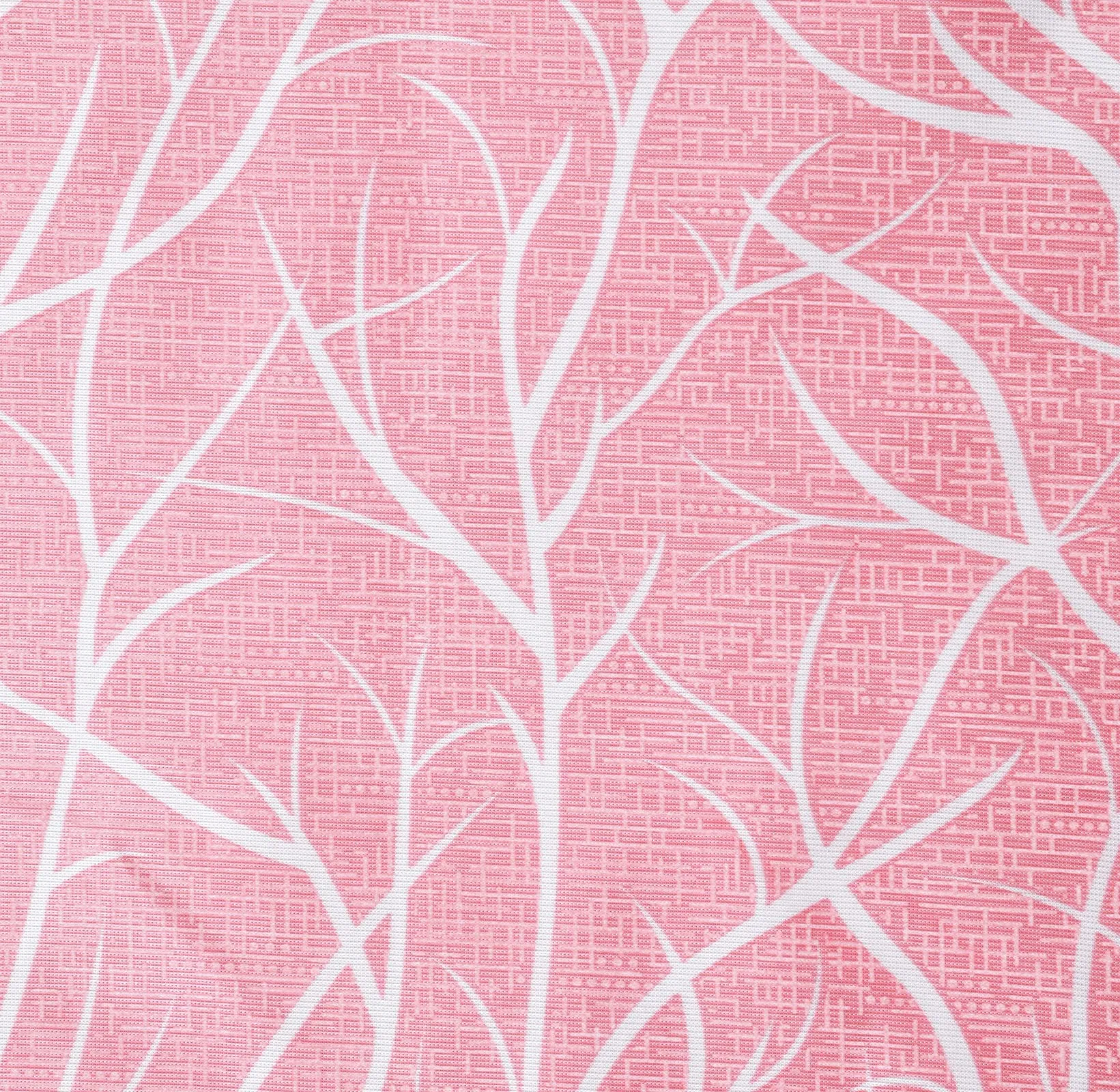 Heart Home Tree Printed Home Décor Door Curtain with 8 Eyelet, 7 Feet (Pink)-HS43HEARTH25582