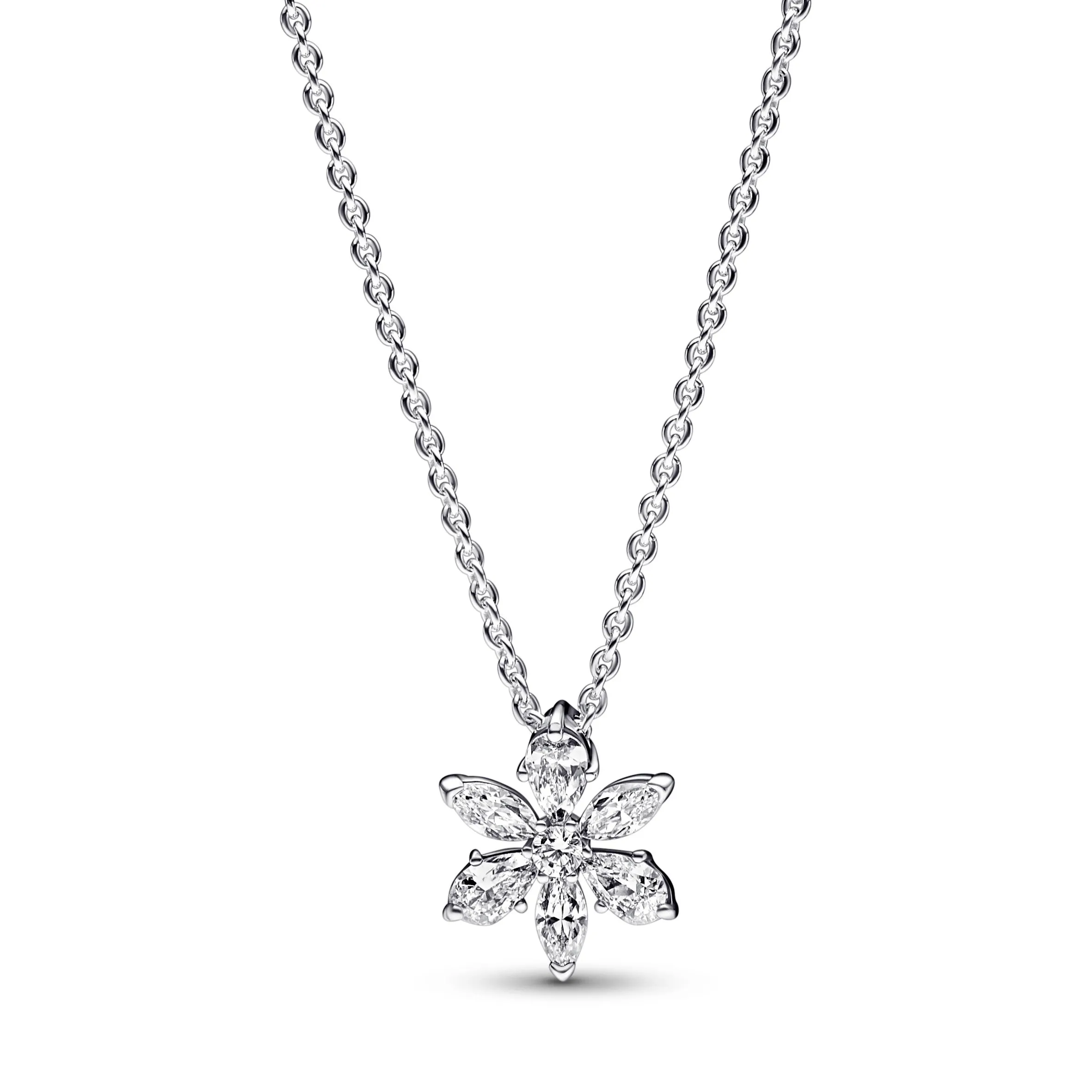 Herbarium Cluster Silver Collier