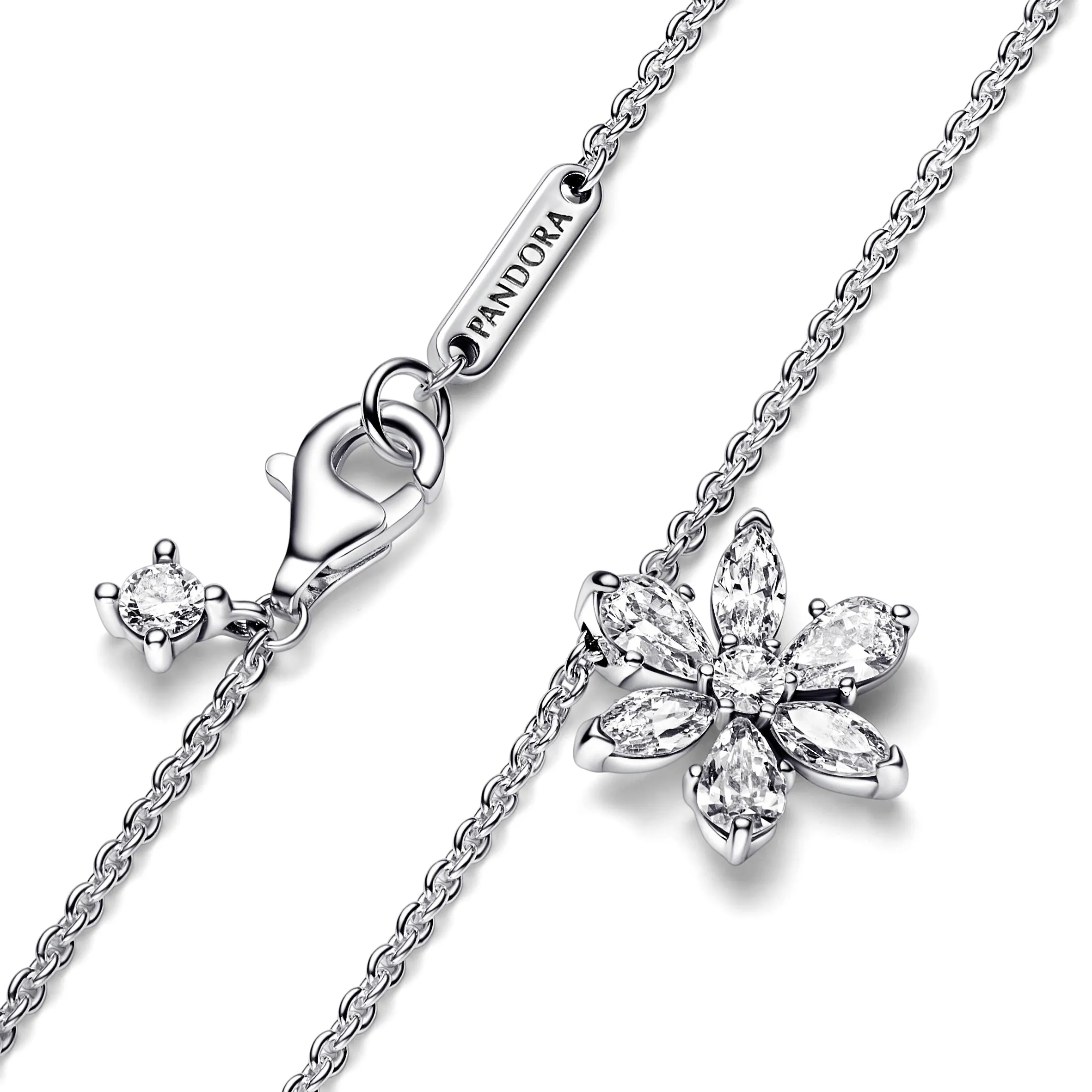 Herbarium Cluster Silver Collier