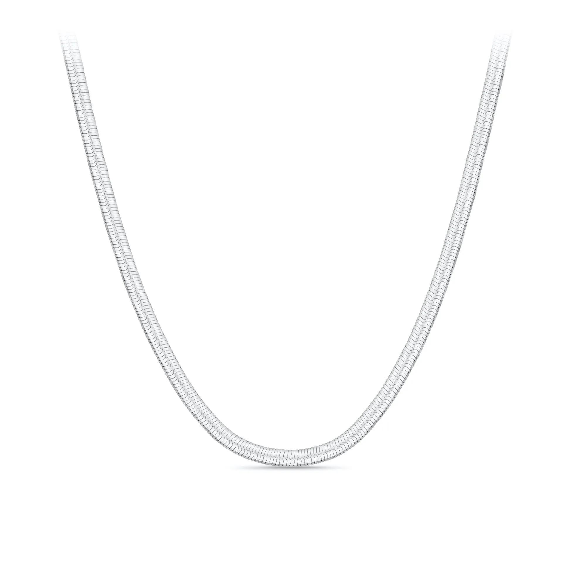 Herringbone Chain in Sterling Silver
