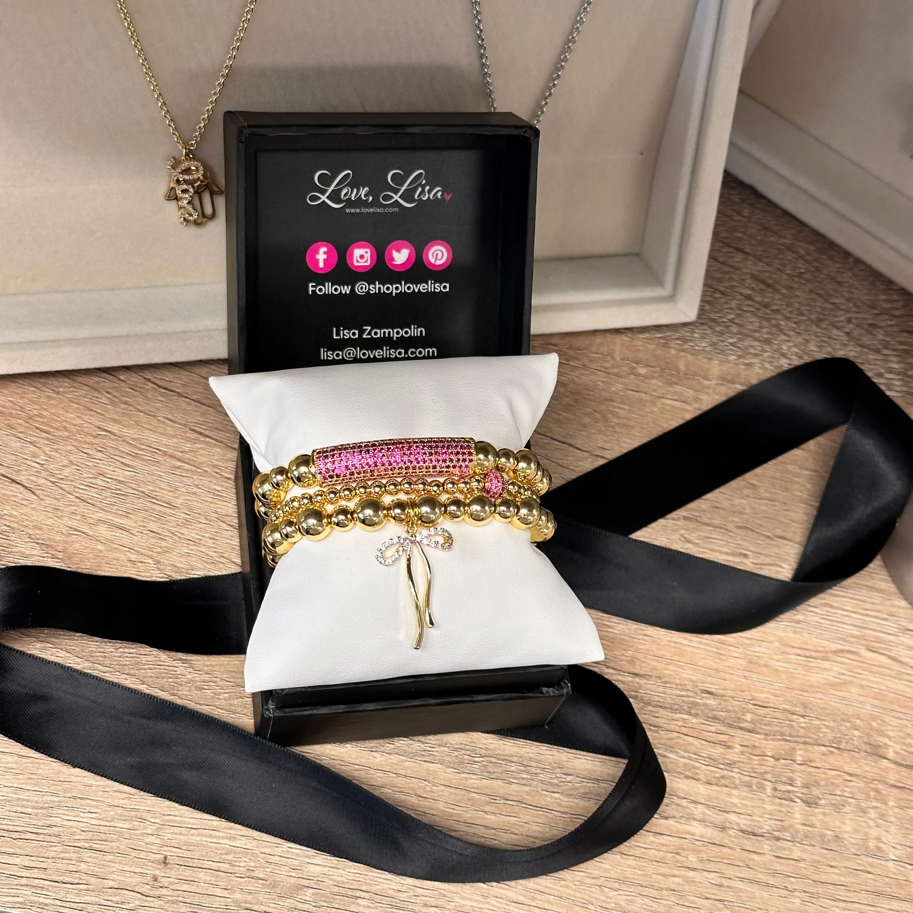Ivy Luxe Pave Bar Bracelet