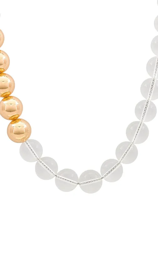 Jenny Bird Lyra Necklace in Metallic Gold