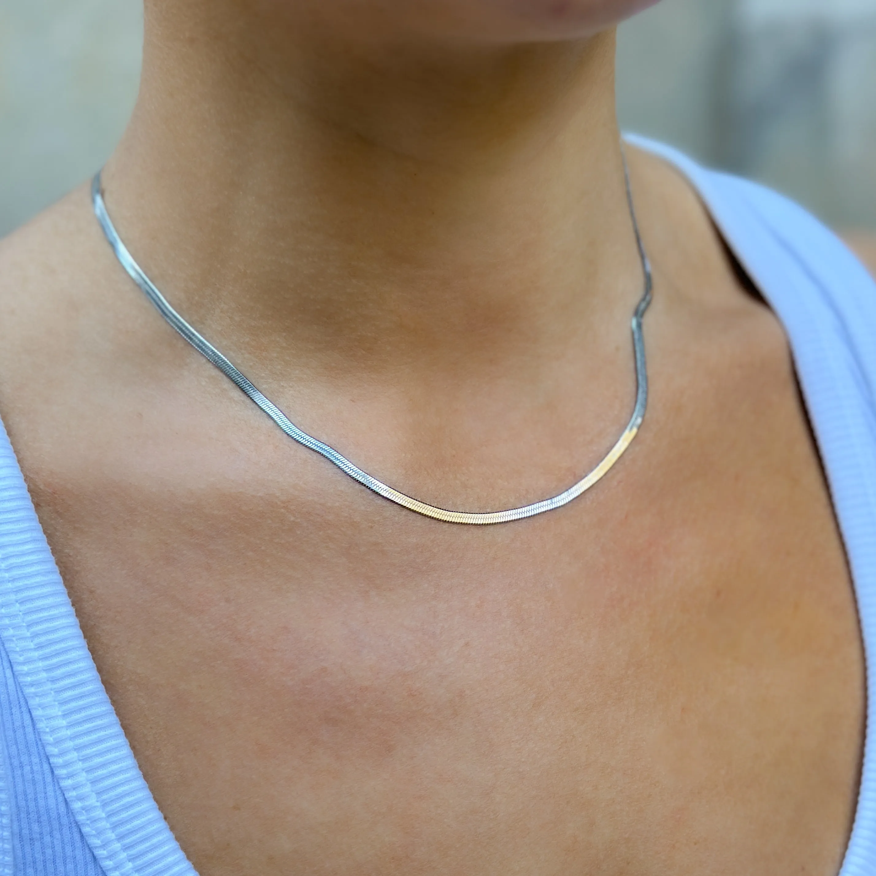 Joan Snake Necklace silver