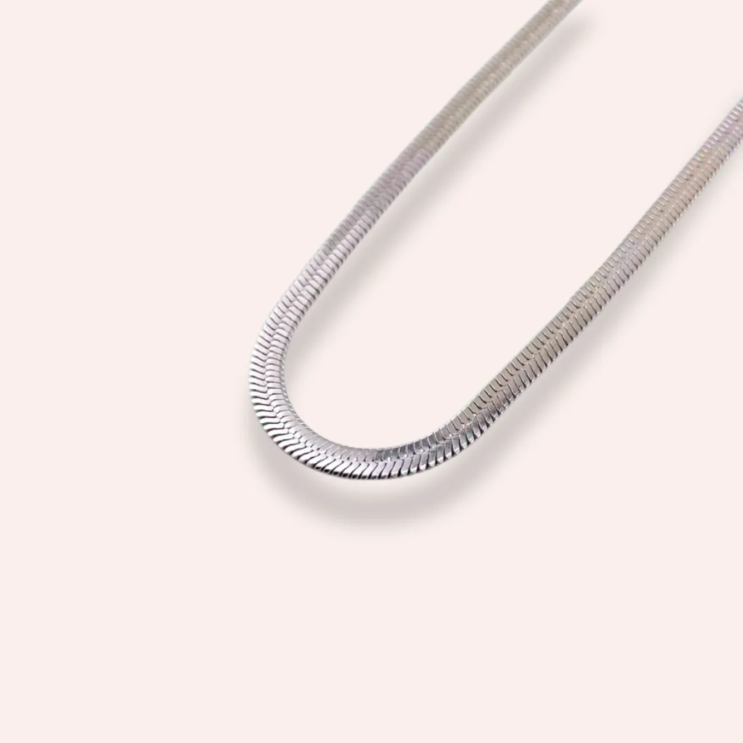 Joan Snake Necklace silver