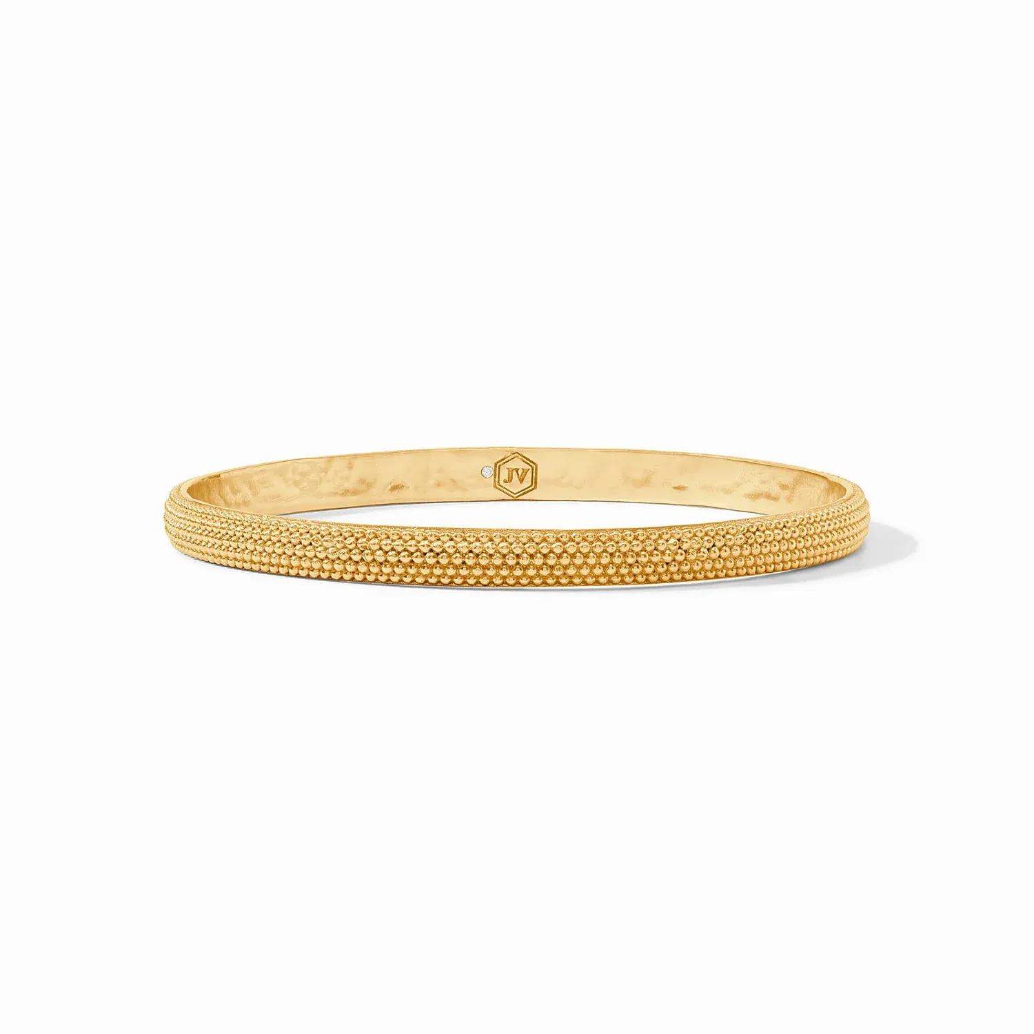 [Julie Vos] Beaded Eternity Bangle-Gold