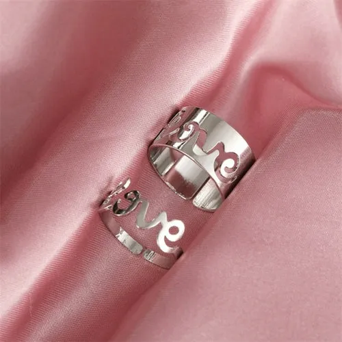 Korean Fashion Butterfly Rings for Women Punk Trendy Vintage Smooth
