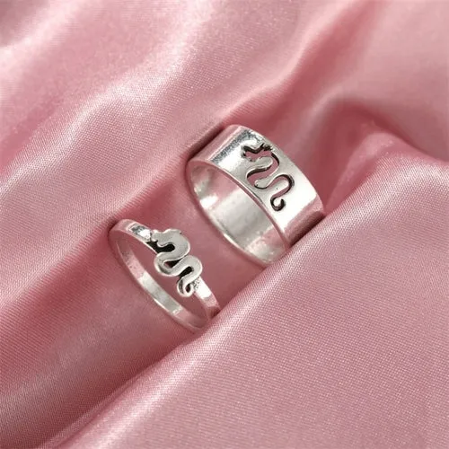 Korean Fashion Butterfly Rings for Women Punk Trendy Vintage Smooth