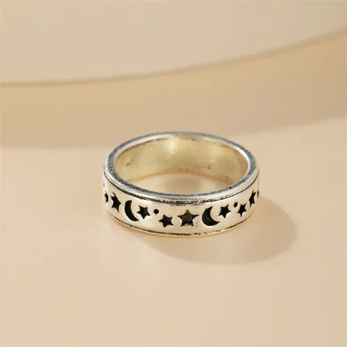 Korean Fashion Butterfly Rings for Women Punk Trendy Vintage Smooth
