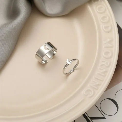 Korean Fashion Butterfly Rings for Women Punk Trendy Vintage Smooth