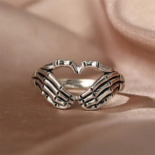 Korean Fashion Butterfly Rings for Women Punk Trendy Vintage Smooth