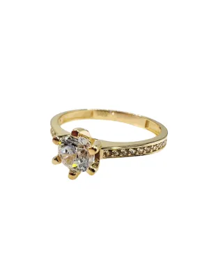 Lesotho Jewellery 14k Gold Ring for Women - 1.88 Grams, Size -N 1/2