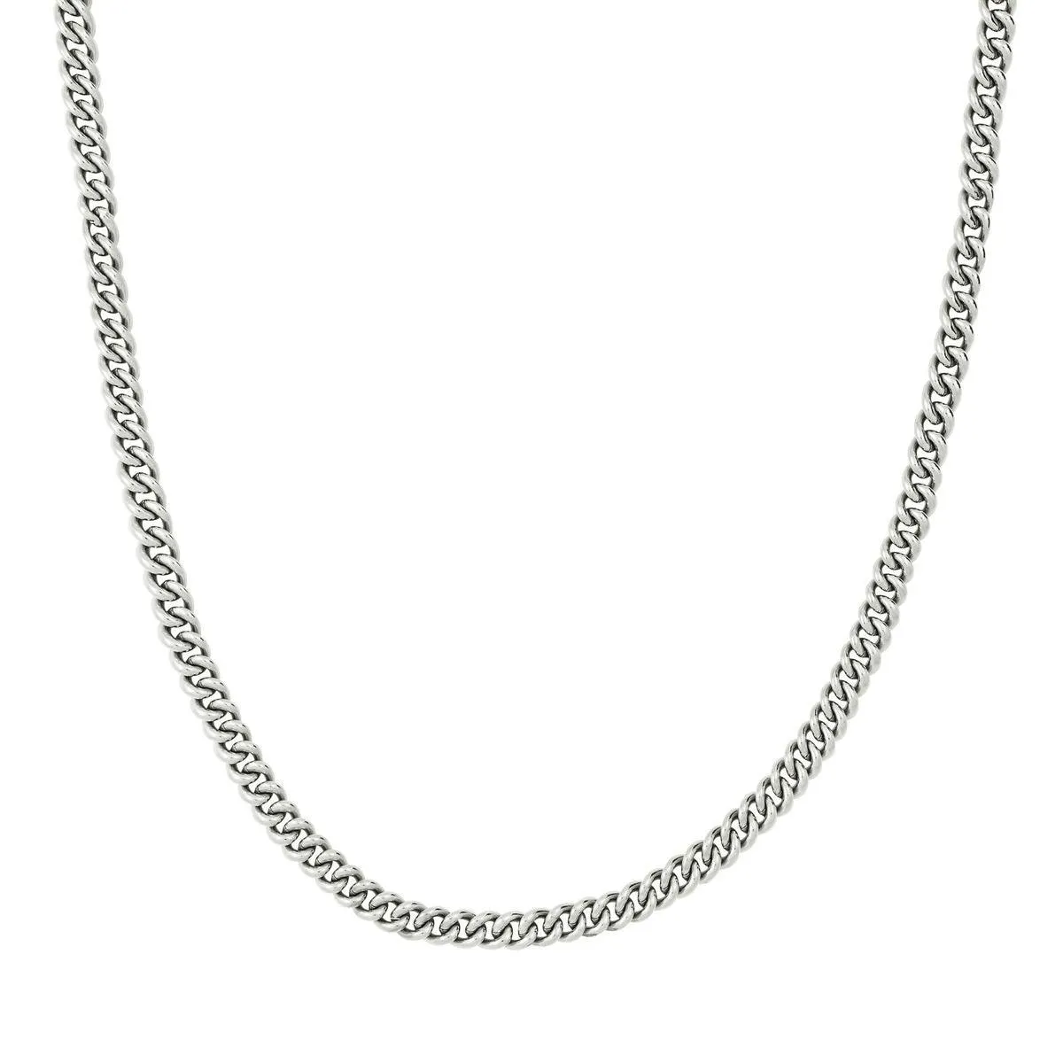 Lourdes Chain Necklace Steel
