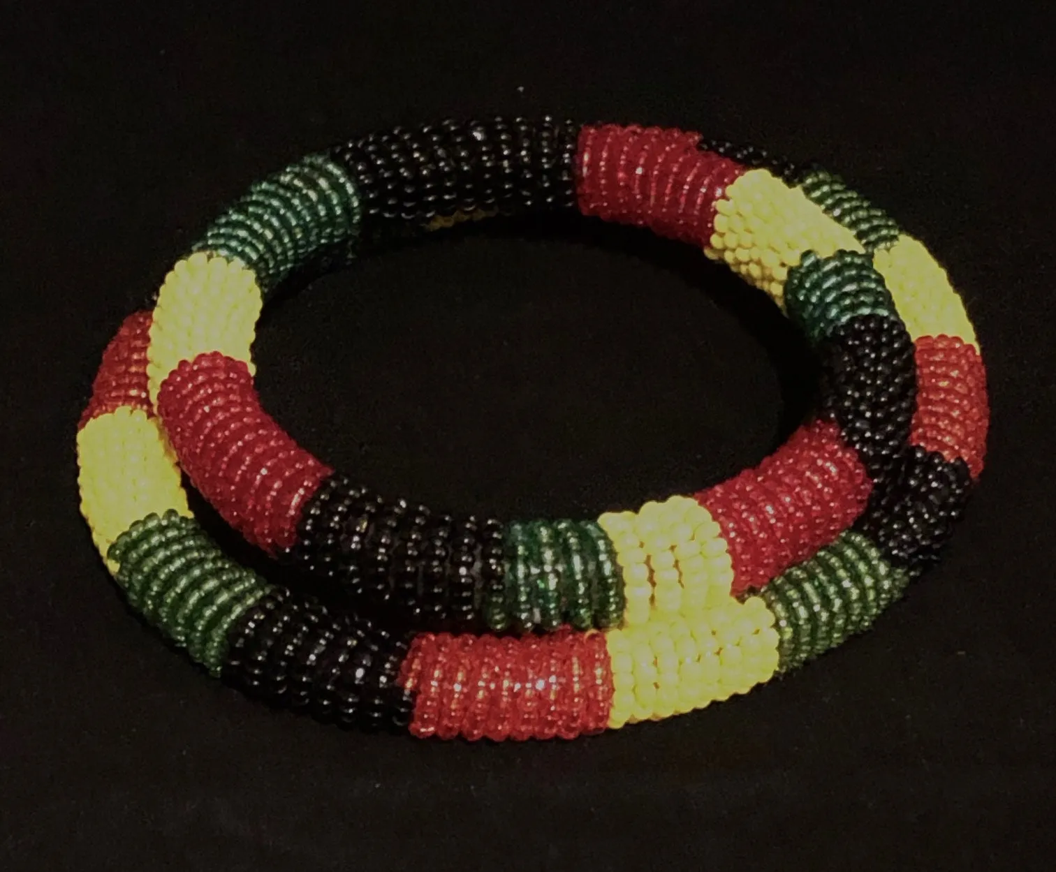 Maasai Beaded Bangles | East African Beaded Bangles | African Jewelry | Nile Valley Jewelry | Tribal & Ethnic | Afrocentric