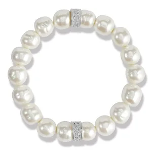 Meridian Pearl Stretch Bracelet