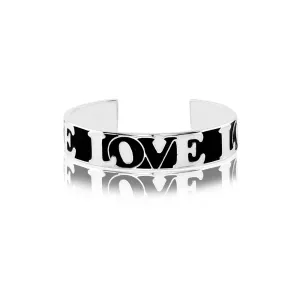 Modern Love Icon Enamel Bangle