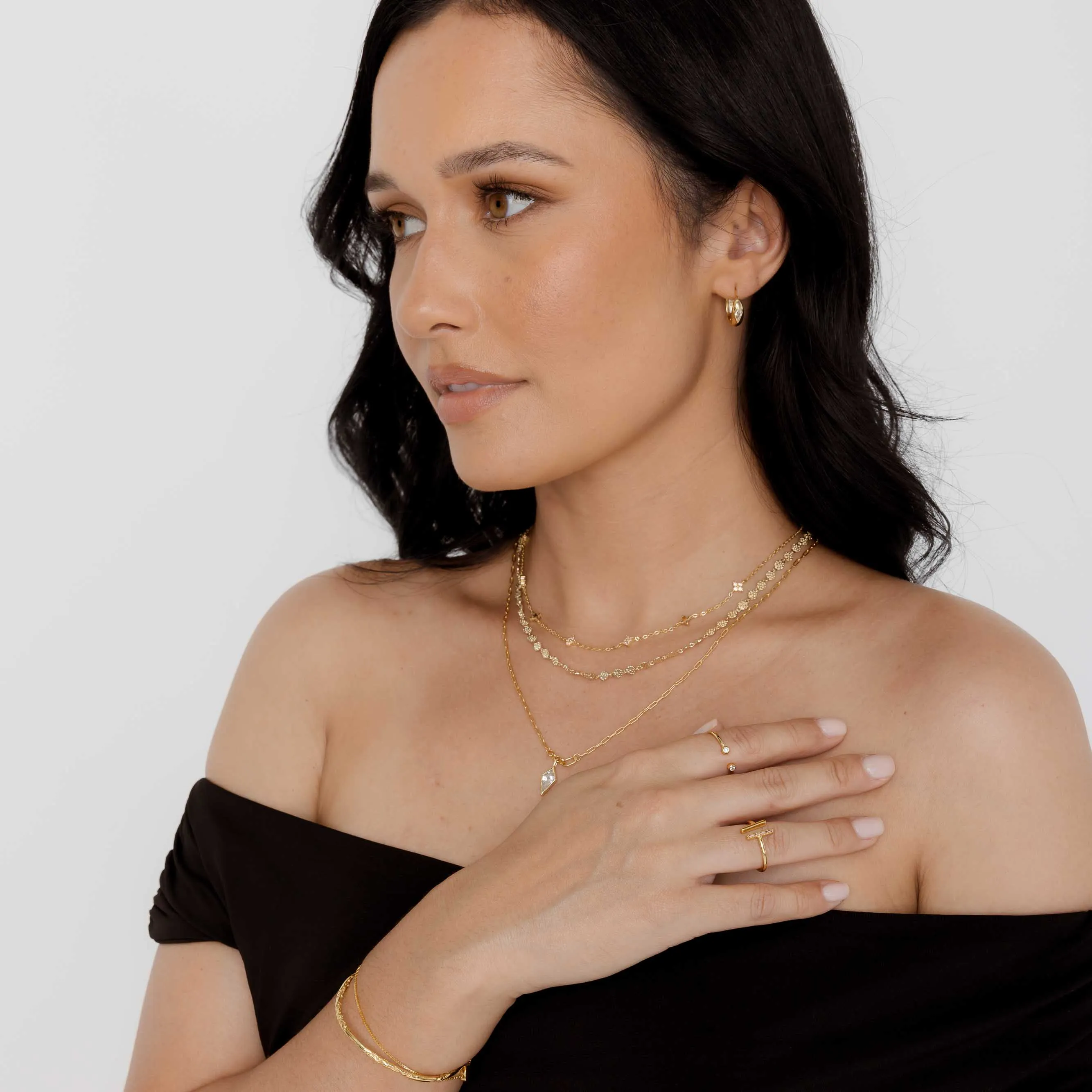 Molten Cuff Bangle Bracelet