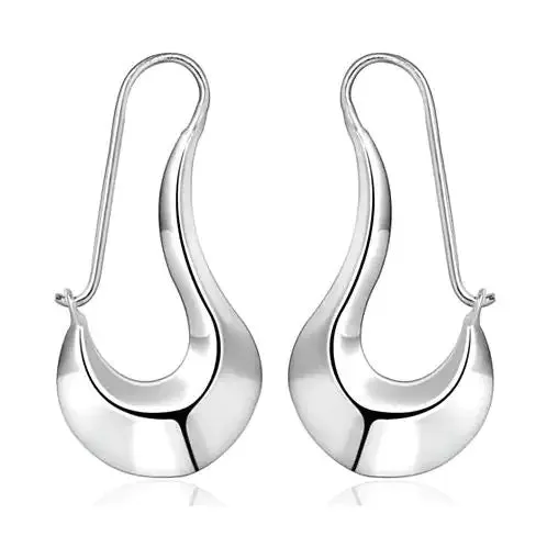 Moon Dance Gold And Silver Crescent Fashion Earrings For Women - Unique Curvy Design