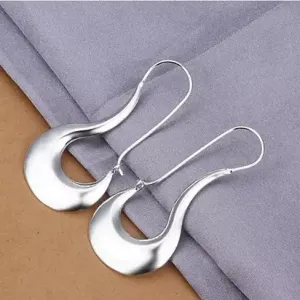 Moon Dance Gold And Silver Crescent Fashion Earrings For Women - Unique Curvy Design