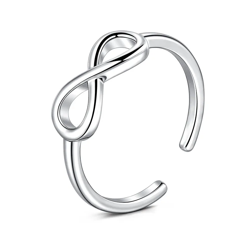 Mulit-color Eight character toe ring